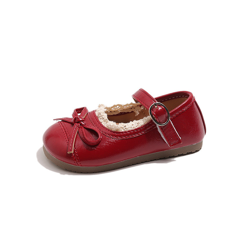 รองเท้าหนังสไตล์เกาหลีสำหรับเด็กหญิง ฤดูร้อนปี 2025 ออกแบบมาเพื่อความนุ่มสบายและความปลอดภัย พร้อมใช้งานได้หลากหลายโอกาส - รูปที่ 6