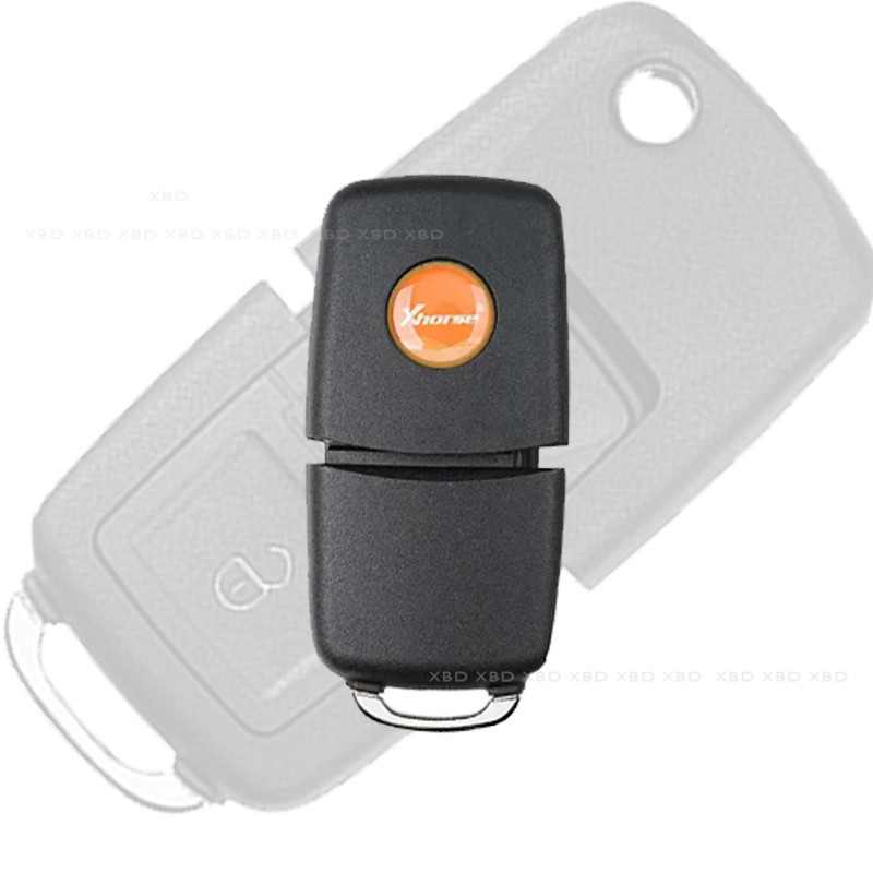 5 ชิ้น/ล็อตใหม่ล่าสุด Xhorse XKB508EN สําหรับ VW B5 ประเภท 2 ปุ่มสาย Universal Wire Remote Key X001-