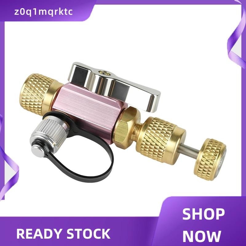 z0q1mqrktc วาล์ว Core Removal เครื่องมือสําหรับ HVAC 5/16" หญิง Flare X 1/4" ชาย Flare ใช้งานร่วมกับ