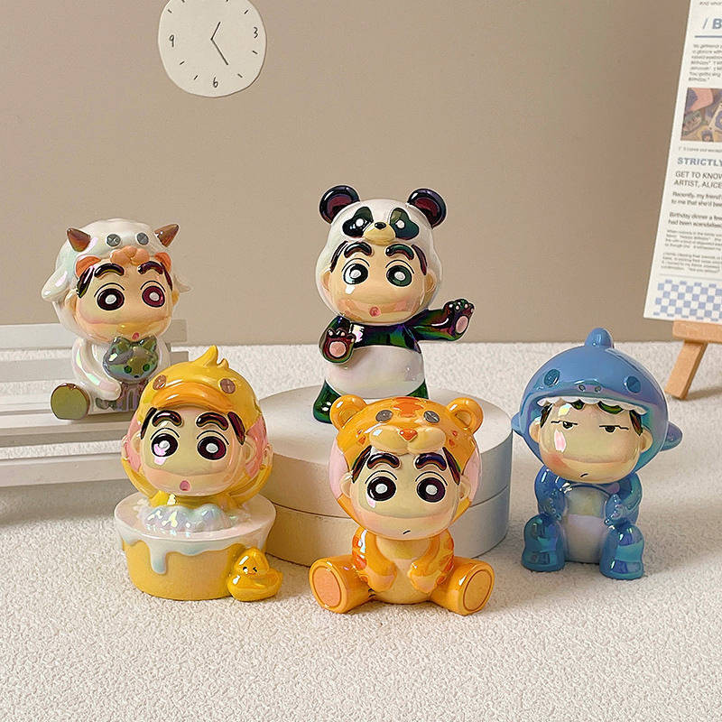 Crayon Xiaoxin Doll Party Blind Box Cartoon Garage Kits Ornaments Creative Resin Cute Table Decorati