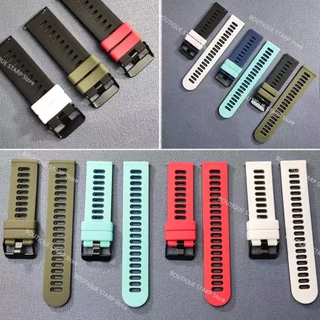 สายนาฬิกาHuawei GT5/Gt2e/Gt4/GT3/GT2/GT3pro/watch 2/2e/3/3pro/4/budsชิลิโคนสองสีสายนาฬิกา20mm22mm