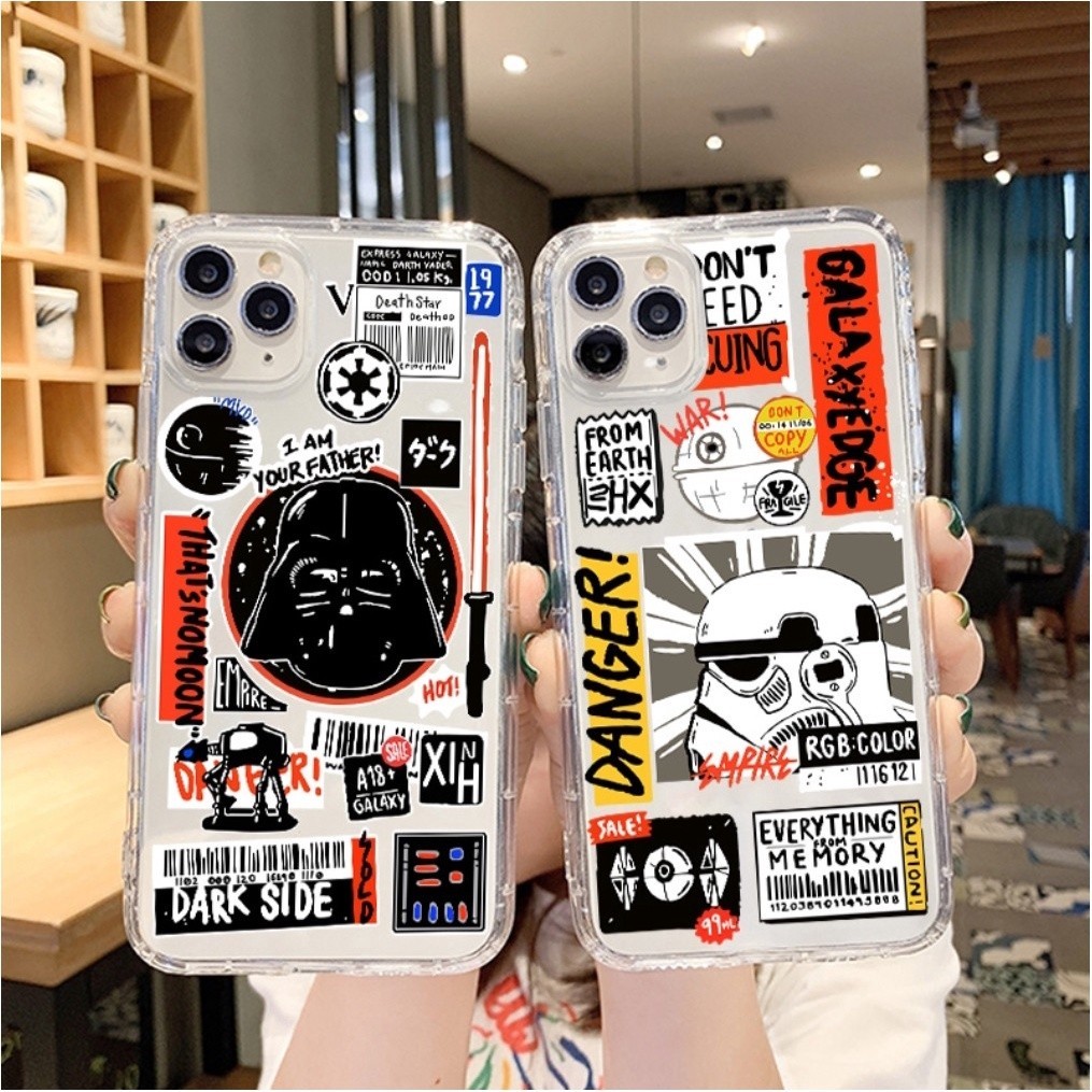 พิมพ์ ANTICRCK STARWARS กรณี mi a1 5x a2 lite 6 pro 6x 8 lite 10 t pro 11 lite pocophone f1 f3 x3 nf