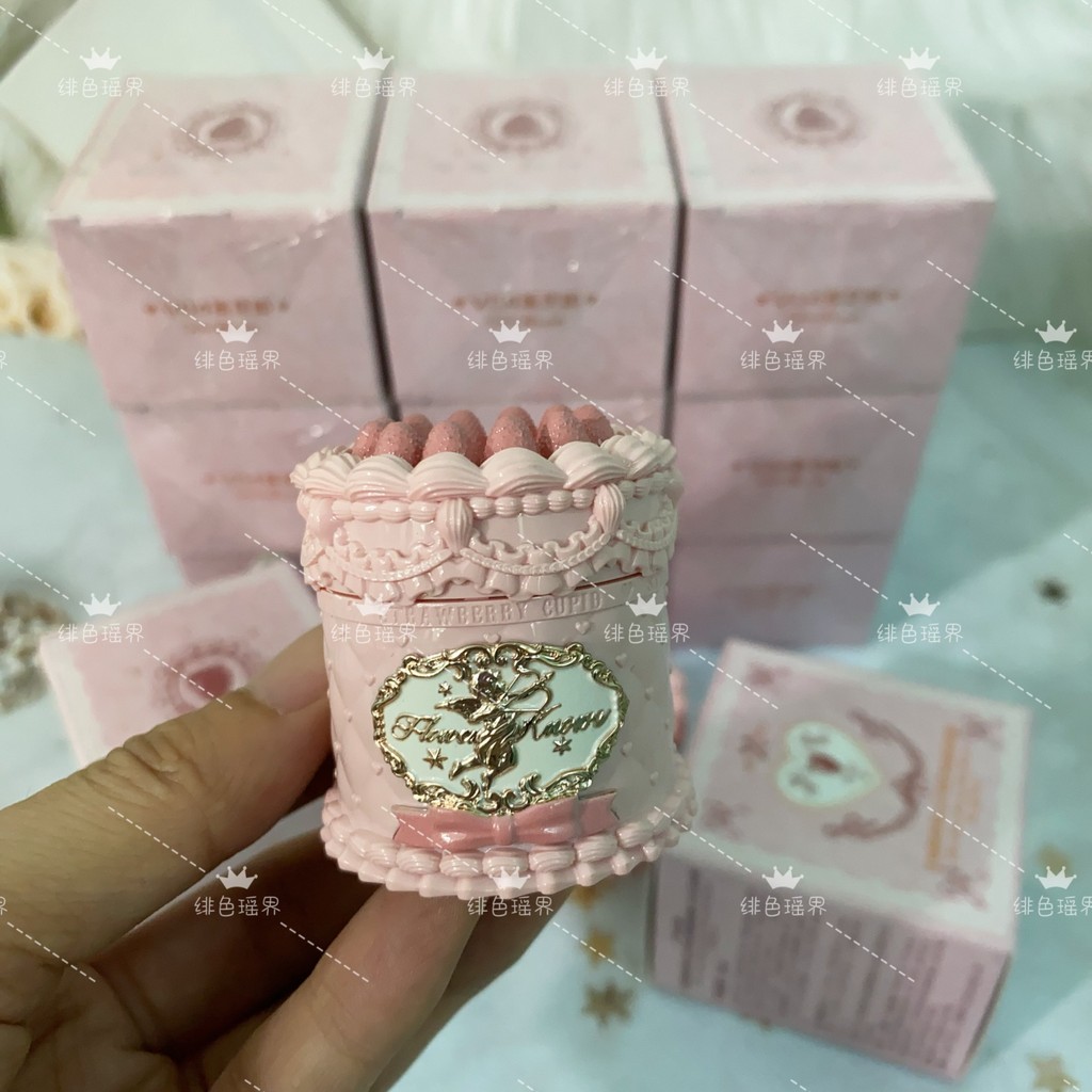 flower knows flower knows กล่อง Flower Knows Strawberry Cupid Cake Lip Cream V04 Tea Pollen Matte Ve