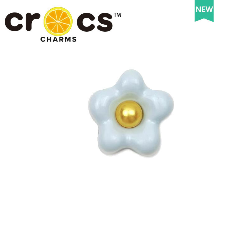 JIBBITZ cross charms ตัวติดรองเท้า เชอร์รี่เห็ดหัวใจ ตัวติดรองเท้า cross