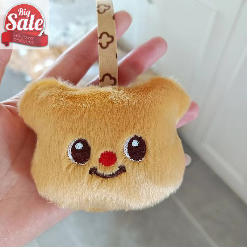 Af Plush Butter Bear ตุ๊กตากระเป๋าจี้ใหม่น่ารักการ์ตูน Squeak หมีตุ๊กตาอุปกรณ์เสริมของขวัญวันเกิดกระเป๋านักเรียนเครื่องประดับหญิง A
