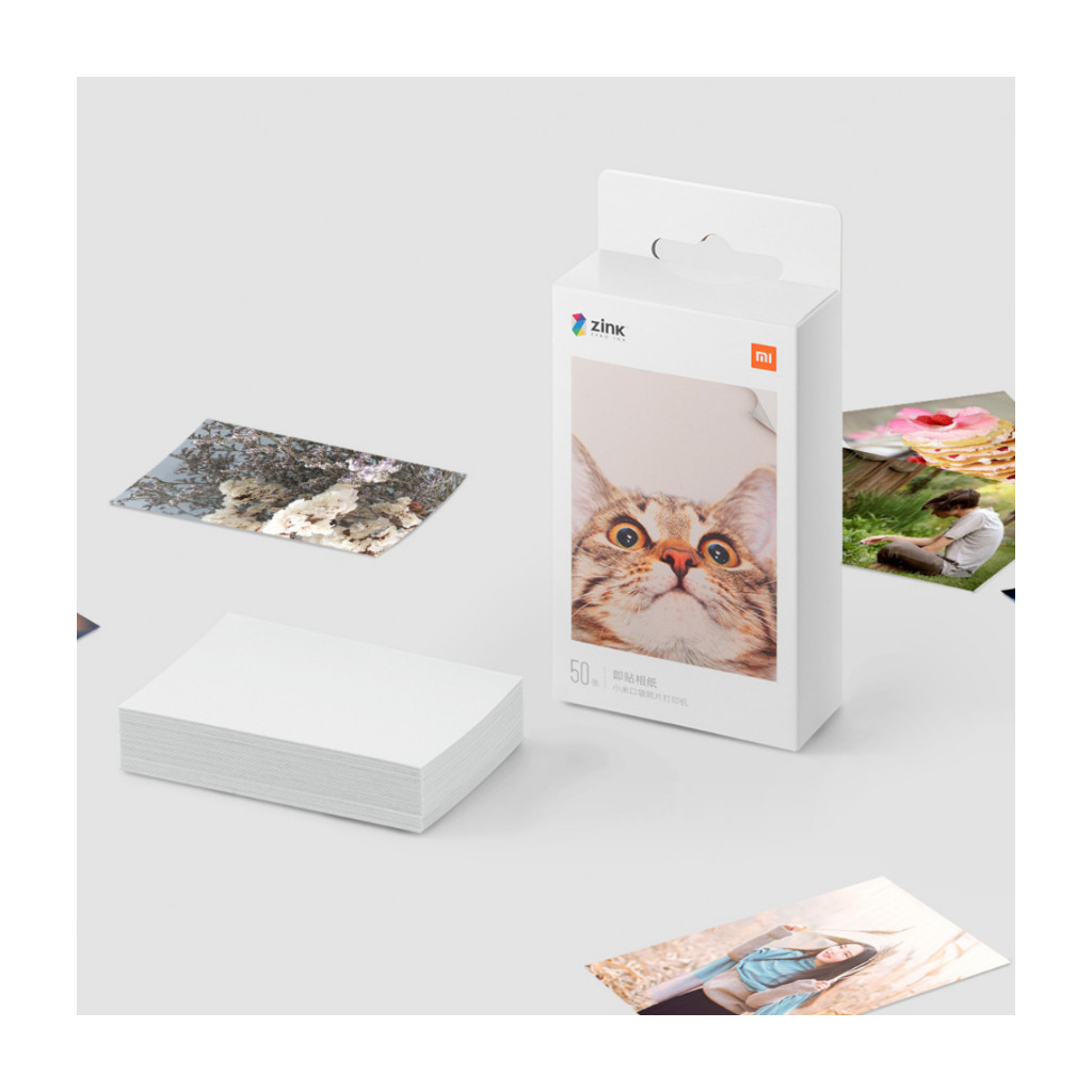 Xiaomi กระดาษปริ้น  Photo Printer Paper 3x2" 20pcs กระดาษภาพถ่าย Zink ชนิดมีกาวในตัว (XMI-TEJ4019GL)