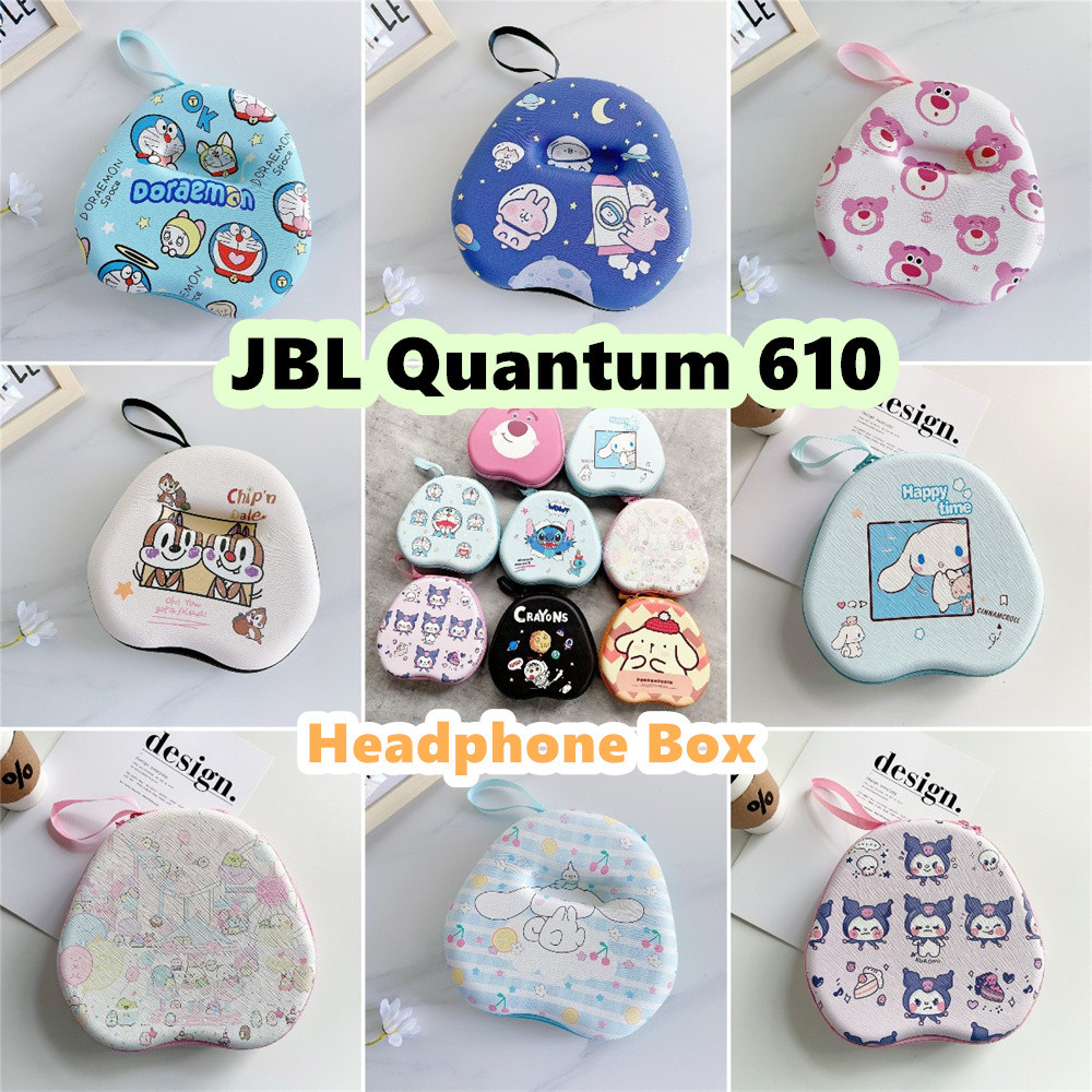 ส่วนลด สําหรับ JBL Quantum 610 เคสหูฟัง Niche รูปแบบการ์ตูนชุดหูฟังกระเป๋าเก็บปลอกกล่อง