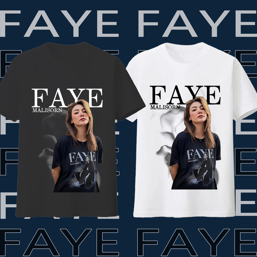 🍃HOT 2024Faye Malisorn T-shirt  S-5xl นักแสดงไทย เสื้อยืด แขนสั้น คอตตอน GRAPHIC irt