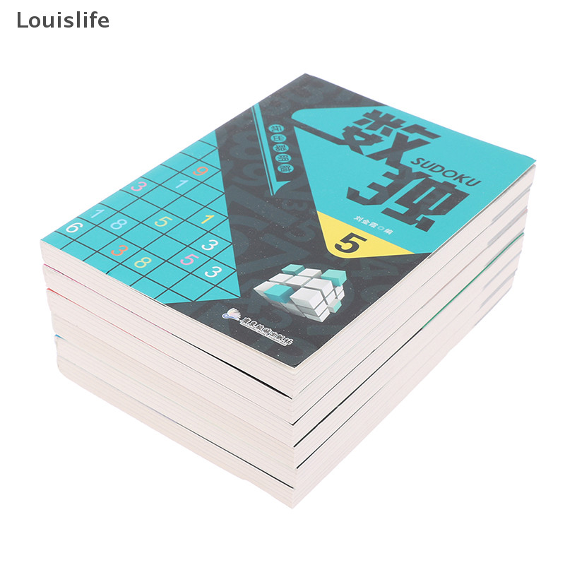 Llph 6 ชิ้น/เซ็ต Sudoku Thinking Game Book เด็กเล่นสมาร์ทหนังสือตัวเลขสมอง LLP