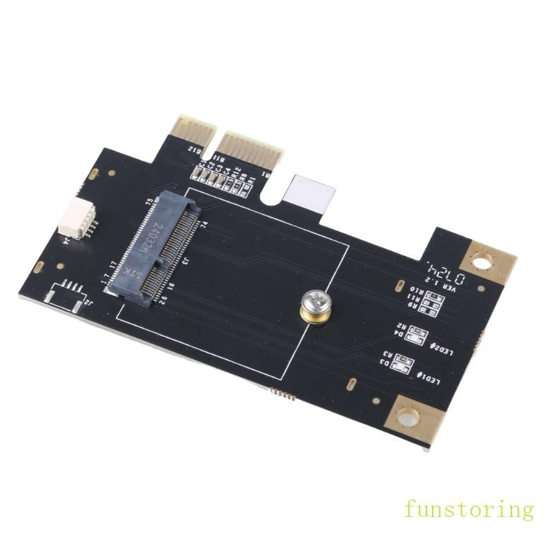 Fun อเนกประสงค์ M 2 NGFF ถึง PCIe การ์ดบลูทูธที่รองรับสําหรับ AX200 AX210 MT7921 7922 เดสก์ท็อป PC