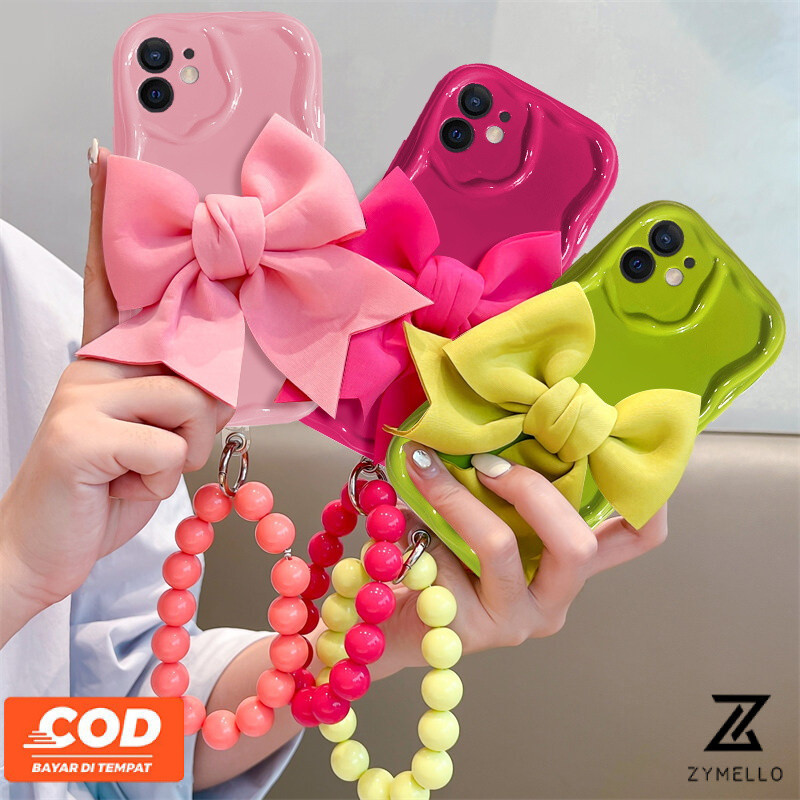 กรณีoppo Reno 13F 5G Reno12 F Reno 12 Reno11 F Reno 11 Reno 10 Reno 8T Reno 8Z Reno 7Z A18 A38 Realme C65 C53 C51 Reno8 Reno7 Reno6 แฟชั่นโบว์กันกระแทกTPUเคสโทรศัพท์
