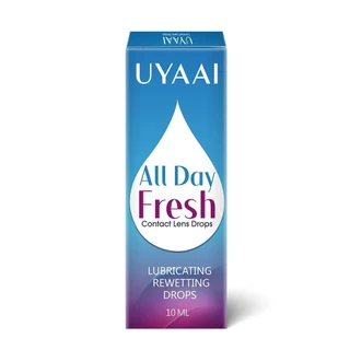 น้ำยาล้างคอนแทคเลนส์ UYAAI 10ml สำหรับคอนแทคเลนส์ใส เหมาะสำหรับผู้เริ่มต้น ช่วยลดอาการตาแห้งและบรรเทาอาการเมื่อยล