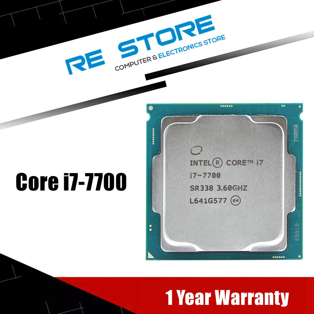 [คลังสินค้าพร้อม] intel core I7-7700 Quad core cpu 3.6 ghz 8 Line Cheng lga 1151 65w 14nm i7 7700 โป