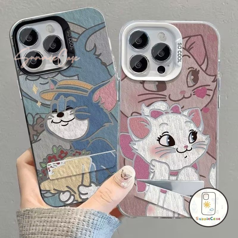 เคส Infinix Smart 7 6 8 Plus Hot 30i 40 40i 20 Play Note 30 Pro Spark GO 20C 20 Pro Camon 20 การ์ตูนแมวตลกคู่ดูเดิล