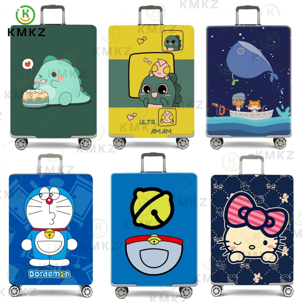 เว็บ ไดโนเสาร์น้อยกระเป๋าเดินทาง 18-32 นิ้ว สแปนเด็กซ์ ยืดกระเป๋าเดินทางป้องกันล้างทําความสะอาดได้กา