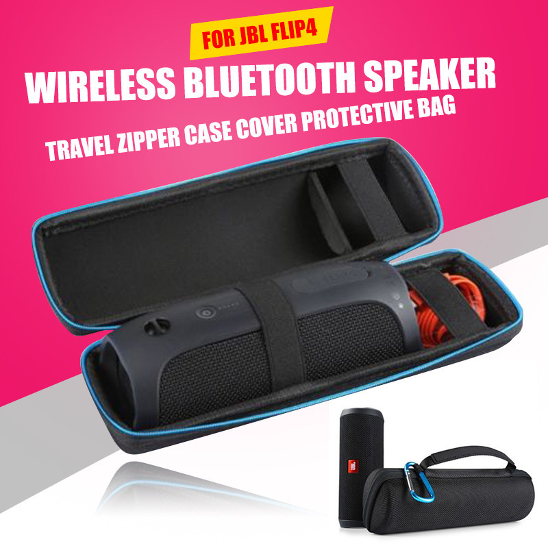 Travel Zipper Storage Case Cover Bag สําหรับลําโพงบลูทูธไร้สาย JBL Flip 4