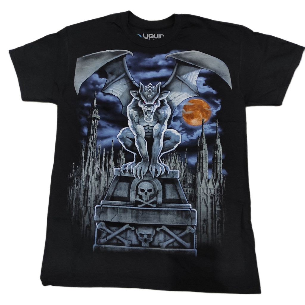 เสื้อยืดลาย GARGOYLE  ลิขสิทธิ์แท้ Liquid Blue 2012 s-5xl