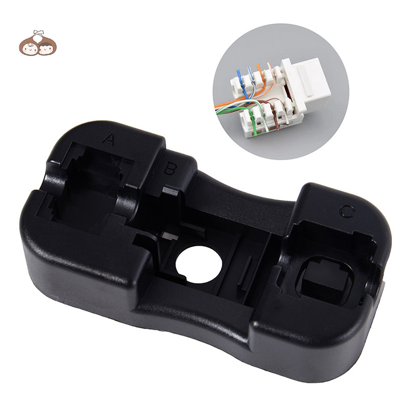 Bef Universal RJ45 Cat6/Cat5E/Rj11/12 Keystone Jack Punch Down Stand เครื่องมือสายไฟ TH