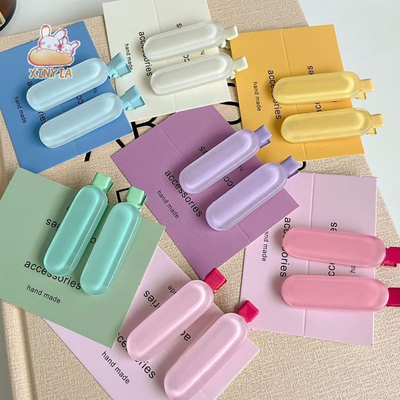 Xinงร.ม.-ฤดูร้อนไอศครีมduckbillคลิปที่มีสีสันรูปไข่bangsคลิปเดิมน่ารักสาวหัวใจกิ๊บsyia.th - รูปที่ 4