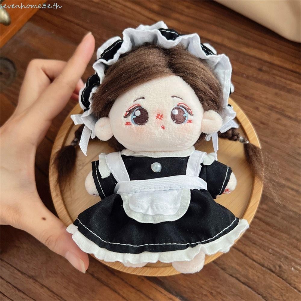 Sevenhome3e 10cm ชุดตุ๊กตา, ชุดแม่บ้าน Retro ตุ๊กตาตุ๊กตากระโปรงการ์ตูน, ตุ๊กตาตุ๊กตากระโปรง Camellia Multicolor Miniature ตุ๊กตาผ้าฝ้าย Halter ชุดตุ๊กตาอุปกรณ์เสริม