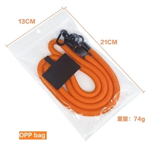 120cm เชือกหนา phone lanyard สายคล้องโทรศัพท์มือถือ/สายคล้องคอ ถอดออกได้ ปรับได้ ความยาว-SJPS