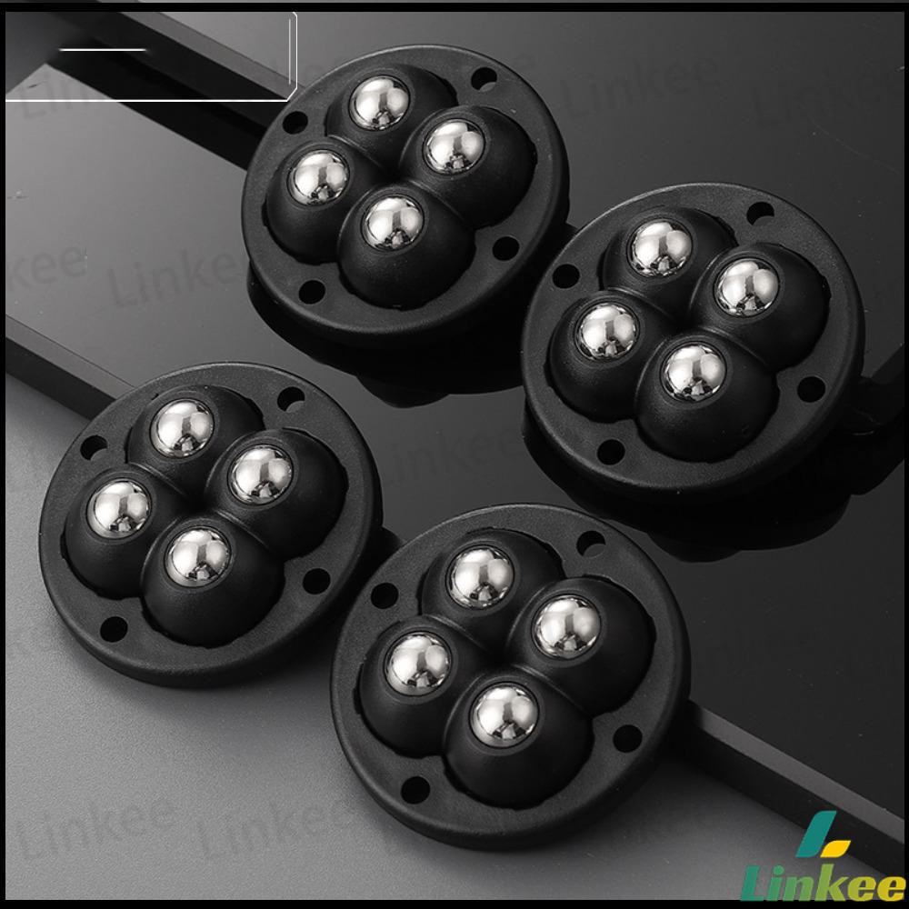 Linkee ล้อติดเฟอร์นิเจอร์ แบบไร้เสียง 360° ล้อลูกกลิ้ง 4pcs ล้อสีดำ ล้อสีขาว Furniture casters