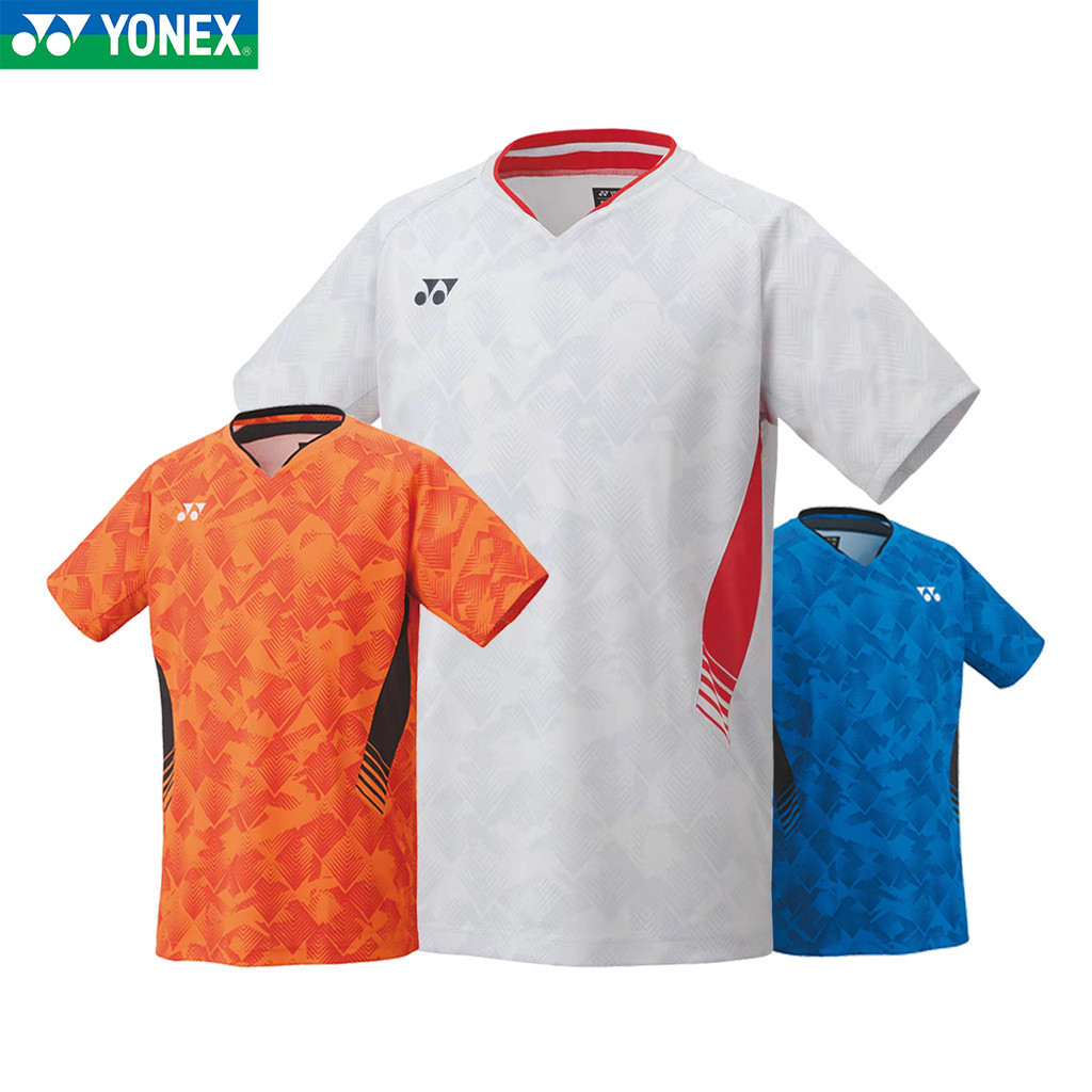 จัดส่งภายใน 48 ชั่วโมง 2024 ฤดูร้อนเสื้อแบดมินตันสไตล์ใหม่เสื้อแข่งมืออาชีพระบายอากาศแห้งเร็วย์