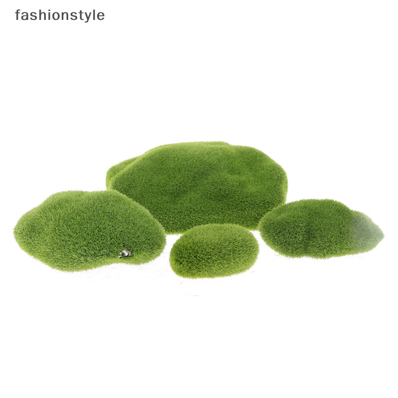 [Fashionstyle] 4 ชิ้น Micro Landscape หินประดิษฐ์ Fairy Garden ตกแต่งปลอม [th]