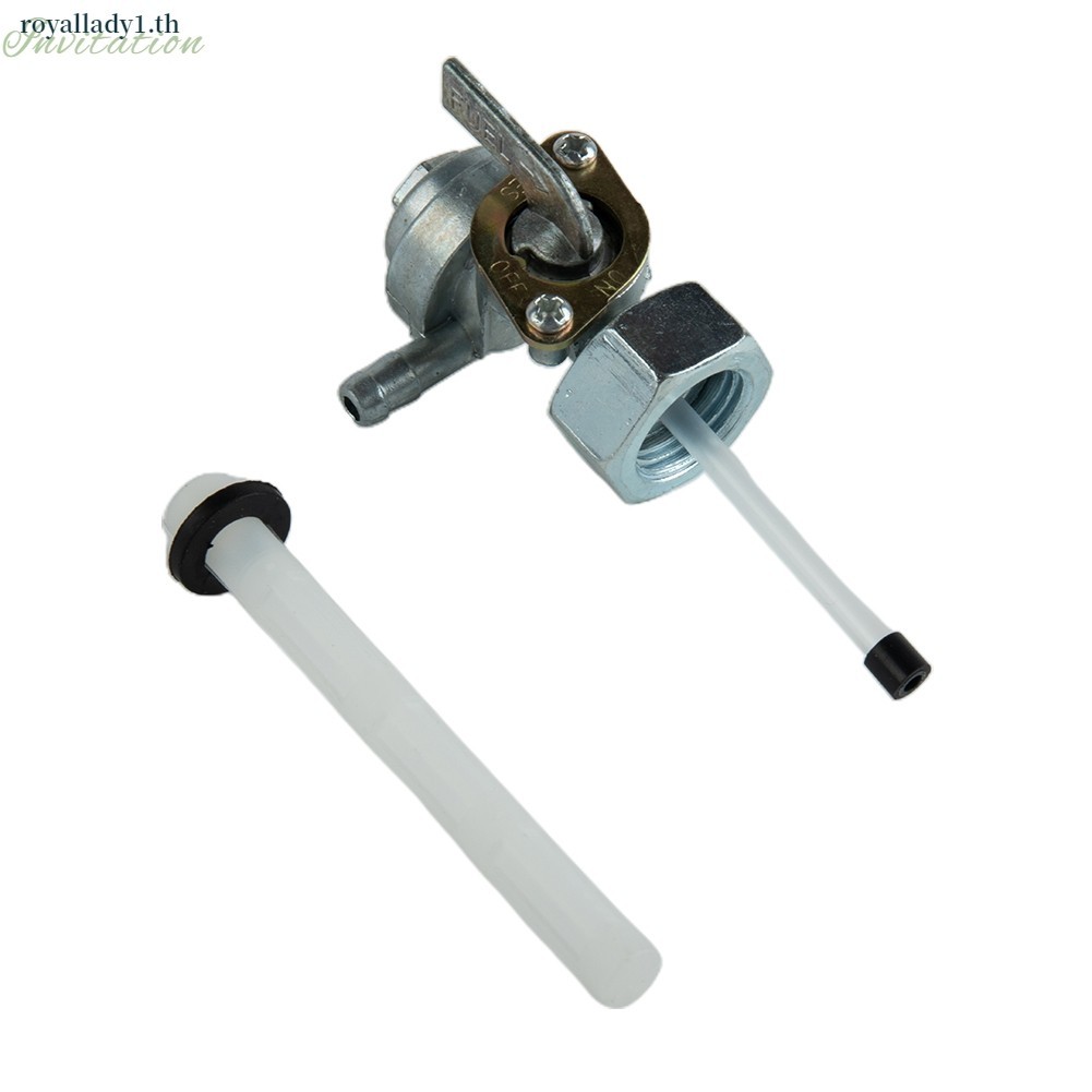 [ในสต็อก] วาล์วสวิตช์ถังน้ํามันเชื้อเพลิง Petcock Assembly 16x1.5 มม. สําหรับ CB750 CB550 CB400