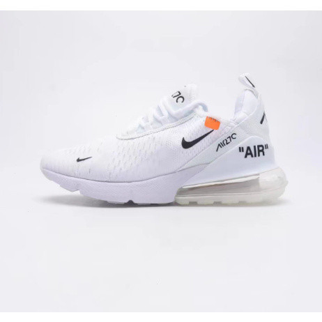 ใน Vogue * 100% Ori * 6สี Nike Air max270 Off-White Air Cushion รองเท้ากีฬารองเท้าดูดซับแรงกระแทกสำห