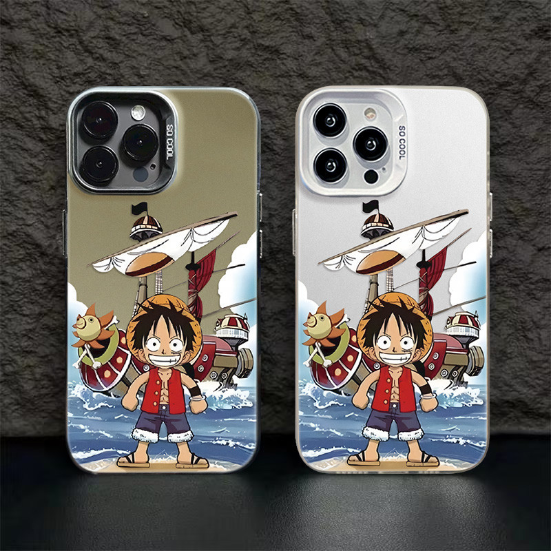 อะนิเมะวันพีซลูฟี่เย็น เคส IPhone 11 13 15 14 Pro Max 7Plus 12 Pro Max 11 Pro Max XS X XR Max 8 7 15 14 Plus SE 2020