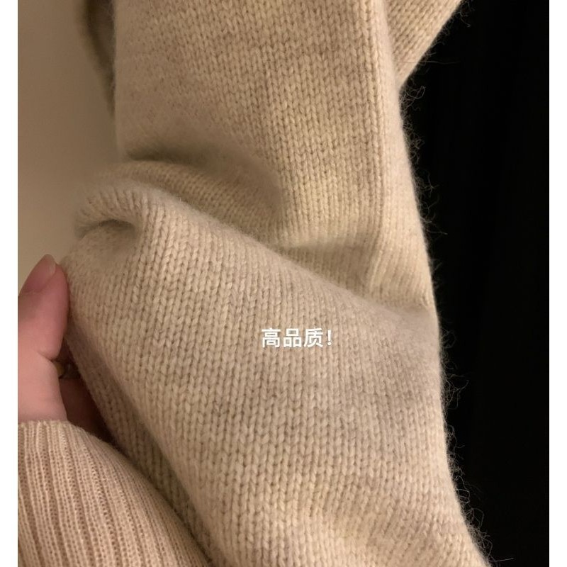 ฤดูใบไม้ร่วงเสื้อกันหนาวใหม่หลวมเสื้อสวมหัวอ่อนโยนนุ่มดอกไม้เสื้อกันหนาวผู้หญิงสไตล์ถักเสื้อกันหนาว - รูปที่ 3