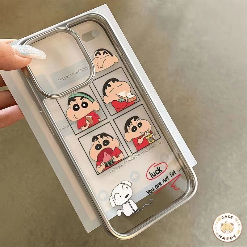 สี่ตารางพระราชวังน่ารักน่ารัก กรอบไฟฟ้าที่หรูหรา เคส IPhone 11 13 15 12 14 Pro Max 7Plus XS X XR MAX 8 7 15 Plus SE 2020