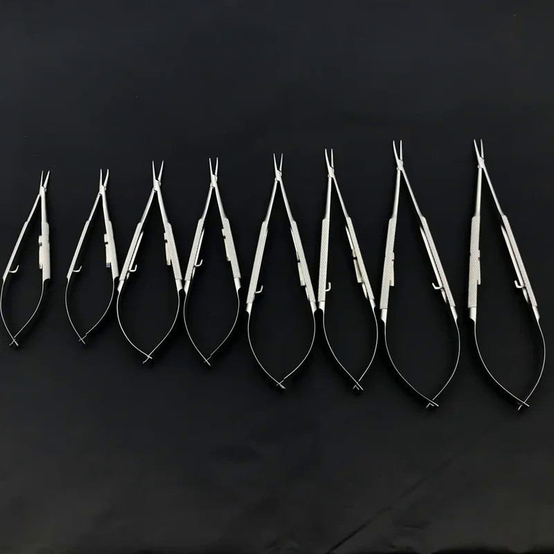 Castroviejo Needle Holder with lock stainless steel For Dentist instrument Ophthalmic surgery instrument