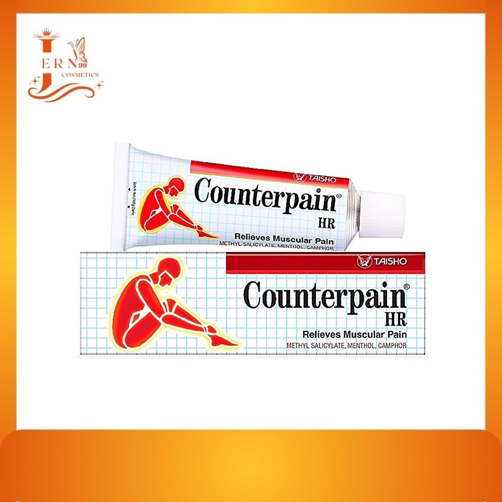 Counterpain HR เคาน์เตอร์เพน เอชอาร์ ขนาด 30 /60 /120 กรัม ครีมทา บรรเทาอาการปวดกล้ามเนื้อตามร่างกาย