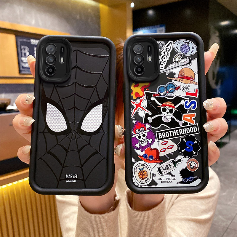 เคส oppo reno 6z 5g One Piece Spider-Man เคสโทรศัพท์สําหรับ oppo reno 6z 5g กรณี oppo reno 5z 5g กรณ