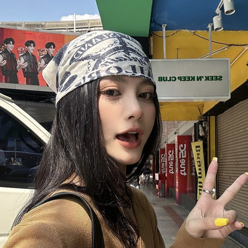 อเมริกันย้อนยุคผ้าคลุมศีรษะหญิงแฟชั่นที่คาดผมถนนที่ไม่ซ้ําใครเย็น