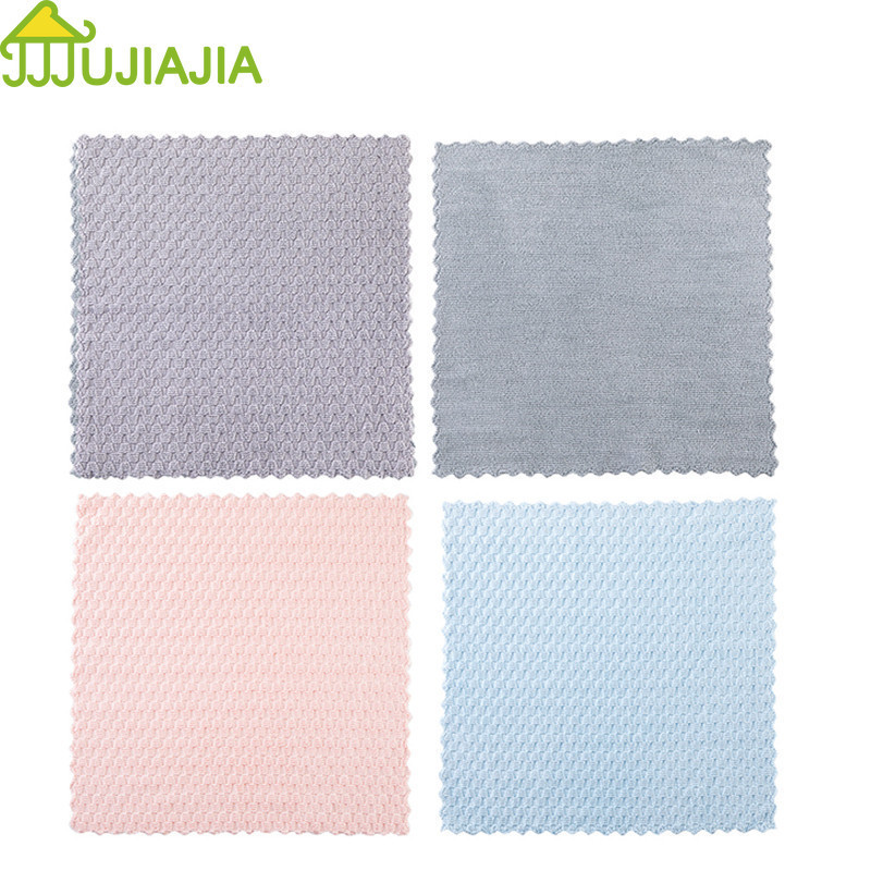 จูเจีย ผ้าเช็ดทําความสะอาดในครัวเรือนใช้ได้ทั้งแห้งและเปียกด้วยการดูดซึมน้ํามันที่แข็งแรงและไม่ทําให้ผมหลุดร่วง