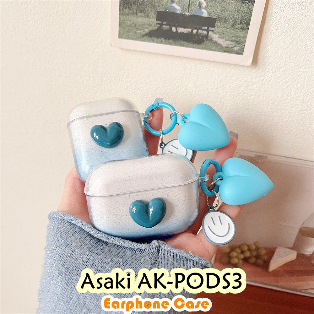READY STOCK!นําไปใช้กับ Asaki AK-PODS3 เคส Case เคสหูฟัง การ์ตูนน่ารักคู่ ซิลิโคนนุ่ม เคส เคสหูฟัง - รูปที่ 5