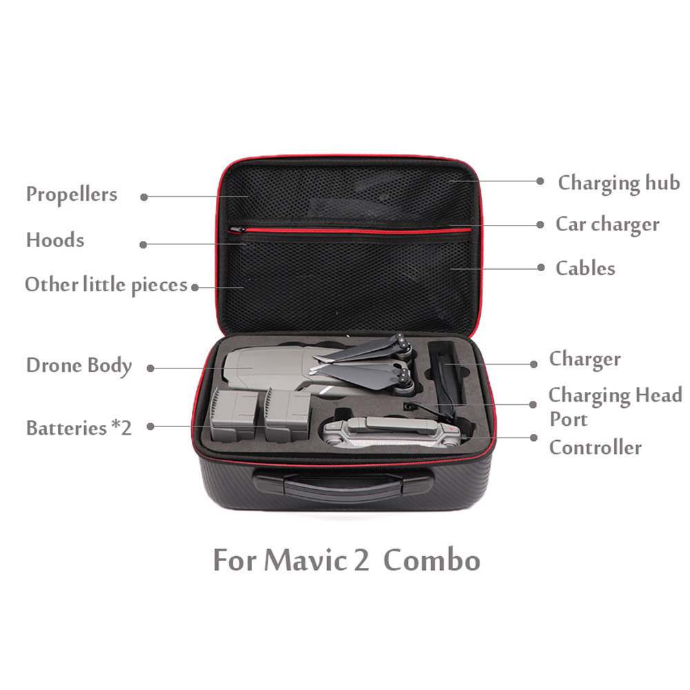 สําหรับกล่องเก็บ DJI MAVIC 2 PRO Zoom Edition อุปกรณ์เสริมกระเป๋าถือแบบพกพามือถือ