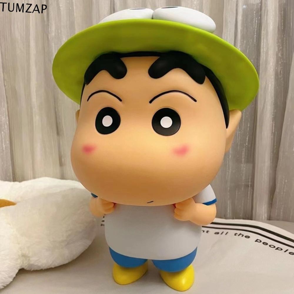 Tumzap Crayon Shin-Chan รูป, กบตุ๊กตา PVC Crayon Shin-Chan ของเล่น, คอลเลกชันคอสเพลย์ตกแต่งโต๊ะอะนิเมะ Crayon รูปของเล่นของขวัญวันเกิด