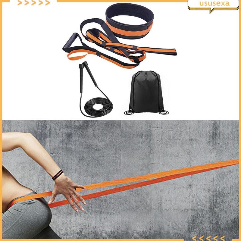 [Ususexa] Speed Training Kit Jump Rope Strength Training Bungee Band Agility Equipment