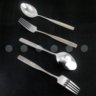 Jaguar ช้อนส้อม(6คู่) 2.0-2.5 มม. ลายโซเฟีย/นิโคล/ฟรีทไลน์ ตราจากัวร์ ช้อนส้อมสแตนเลส ช้อนส้อมร้านอาหาร ช้อนส้อมแบบหนา