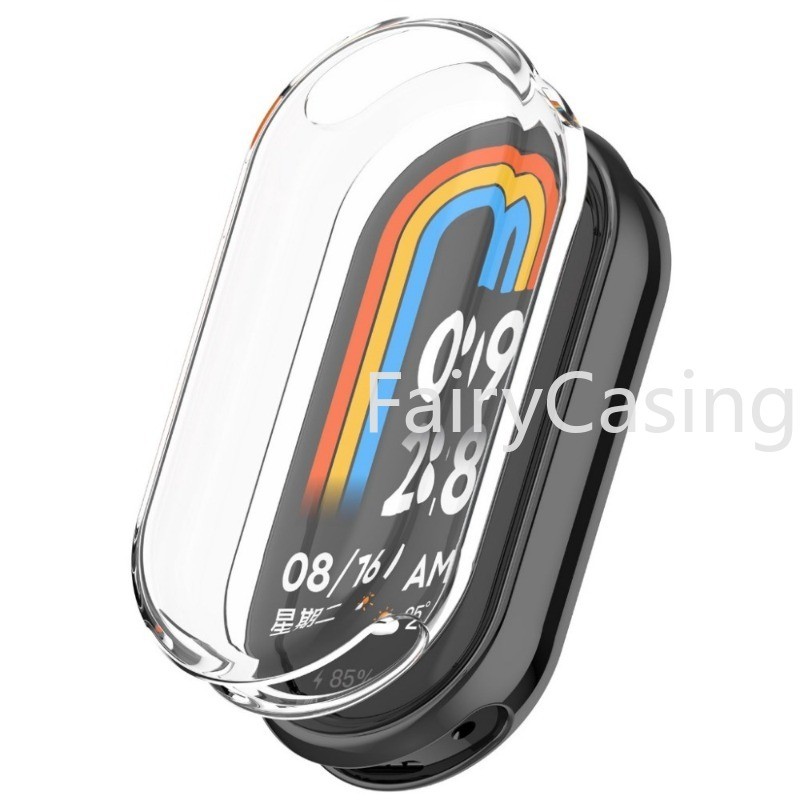 ซิลิโคนอ่อนนุ่มTPUกรณีแก้วสําหรับXiaomi Mi Band 9 8 รูปที่ 7