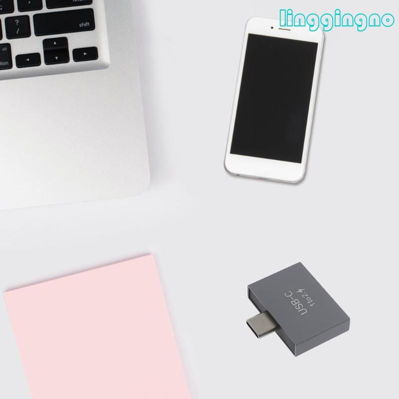 Rr USB C Male to Dual USB C Female Splitter รองรับการชาร์จและถ่ายโอนข้อมูล