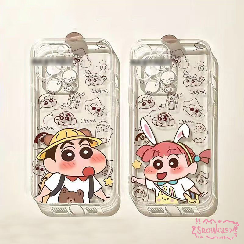 การ์ตูนตลก เคส ชินจัง เคสinfinix Tecno Spark 10 20C 10C GO 2024 Smart 8 6 7 5 Note 30 Hot 11 20 30i 10 Play
