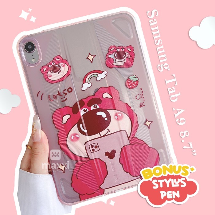 เคส Samsung Tab A9 8.7 2023 WiFi 5G LTE Kids Edition Softcase ซิลิโคนน่ารักLotso Cover Character Cas