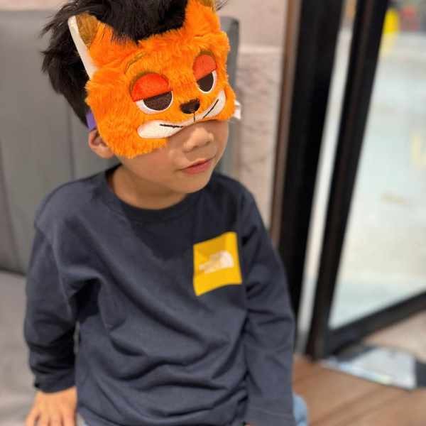 ผ้าปิดตานอน ผ้าปิดตา ดิสนีย์ของแท้ Zootopia Judinik Plush Eye Mask Blackout พักกลางวันนอนเด็กนักเรียนพิเศษ