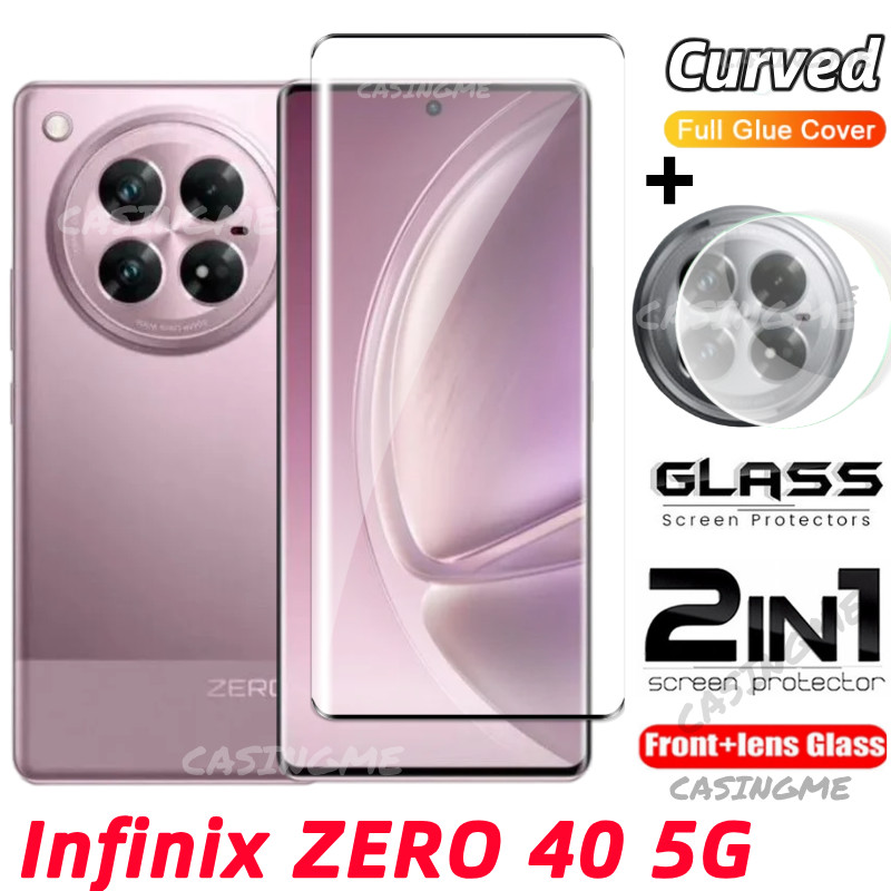 Infinix Zero 50 5G 2024 ฟิล์ม 2 in 1 ป้องกันหน้าจอสําหรับ Infinix ZERO 40 Zero40 40Zero infinixZero4