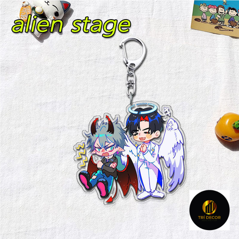 พวงกุญแจ, สแตนดี้, Alien Stage Anime Mizi Ivan Luka Hyuna ภาพวาดแก้วสําหรับศึกษาและโต๊ะทํางานตกแต่ง